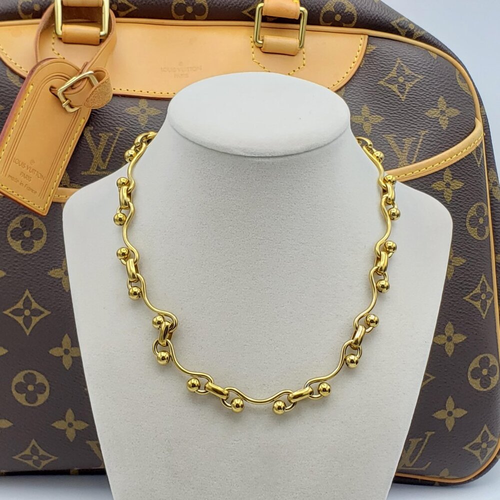 Stainless Steel Chain Gold Plated Luxury Chain Necklace